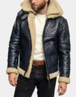 grimShaw leather jacket for men