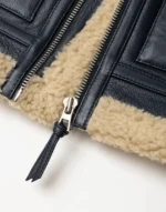 Grimshaw Black leather jacket for men