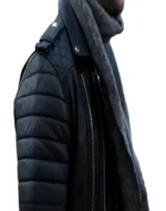 Men Black Genuine Leather Jacket