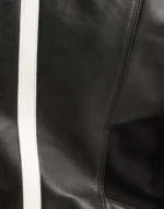 Sleek and stylish Claudine Leather Racer Jacket