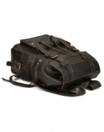 Leather Travel Bag in Dark Brown Color for girls