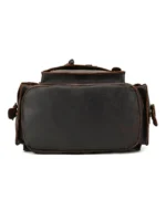 Leather Travel Bag in Dark Brown Color for boys