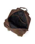 GL's Vintage Laptop Leather Backpack for Men - 100% Full Grain Leather