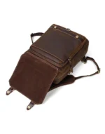 GL's Vintage Laptop Leather Backpack for female - 100% Full Grain Leather