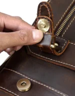 The Vintage Laptop Leather Backpack for male