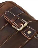 Vintage Laptop Leather Backpack for Men - 100% Full Grain Leather