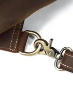 Vintage Laptop Leather Backpack for female - 100% Full Grain Leather