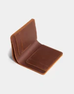 Retro Handmade Small Purse Top Cow Leather Brand Designer Wallet for men