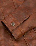 Driggs maroon biker jackets for male