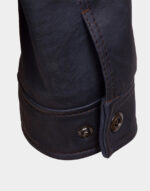 Elvis blue denim leather jacket