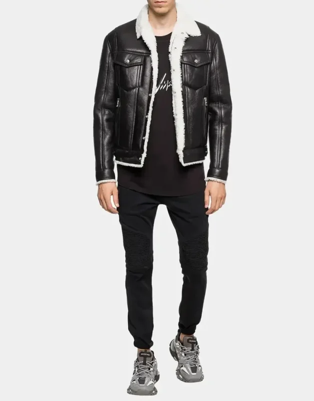 men leather jacket