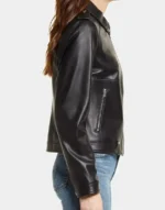 women leather jacket