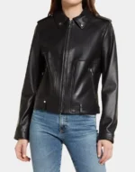 women leather jacket