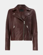 women leather jacket