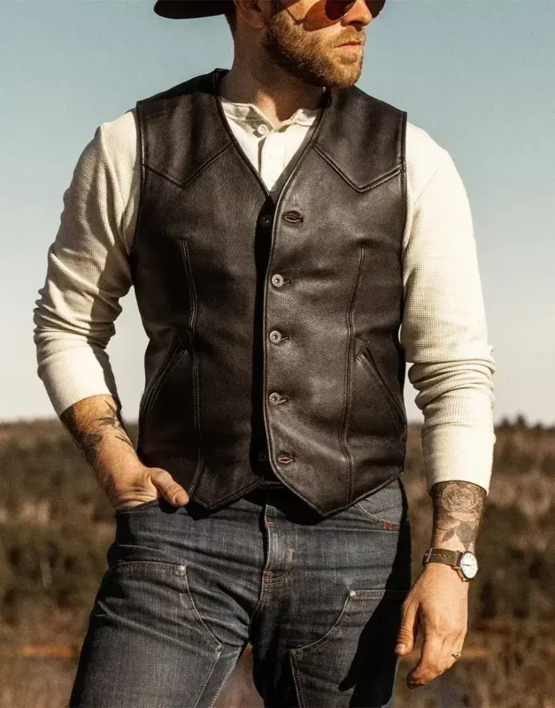 Get Your Men & Women Custom Leather Vest | Gloss Leather