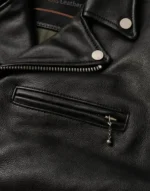 Widowmaker Black Motorbike Leather Jacket for Men