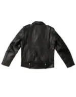 Widowmaker Black Motorbike Leather Jacket for Men