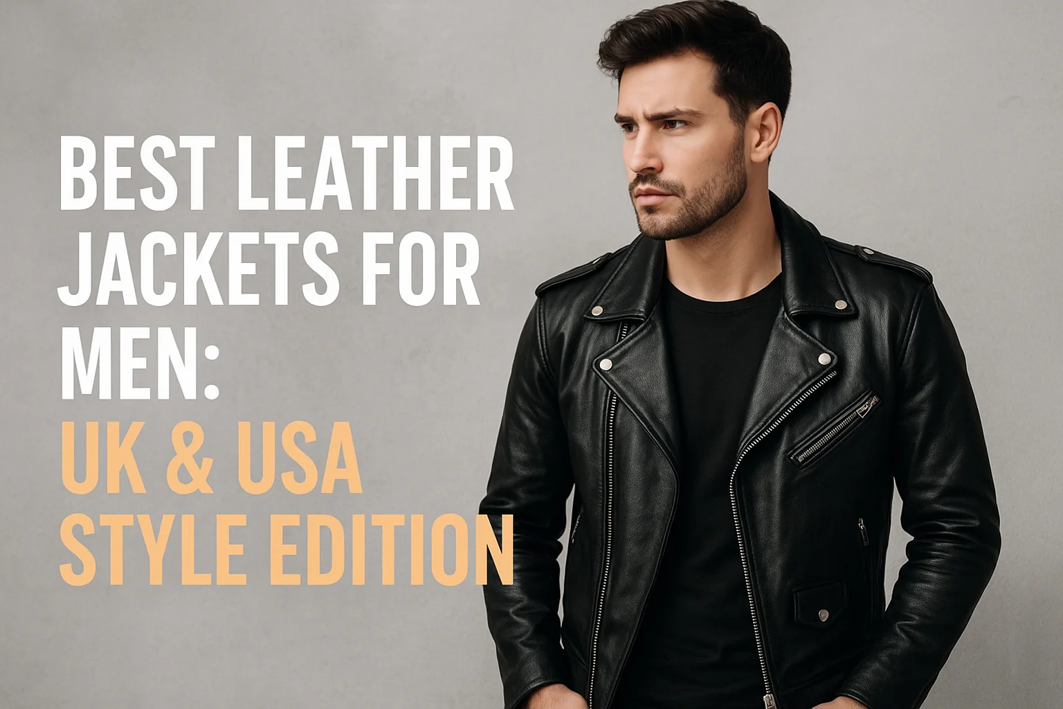 Best Leather Jackets for Men: UK & USA Style Edition